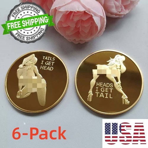 Pack sexy lady flip coin - lady,