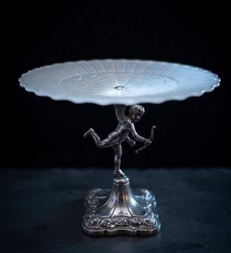 Art deco chrome stand - deco,