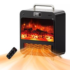 Electric Fireplace Heater Log