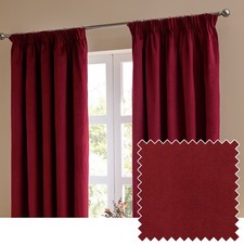 furn. The Ultimate Velvet Room Darkening Pencil Pleat Curtain Pair