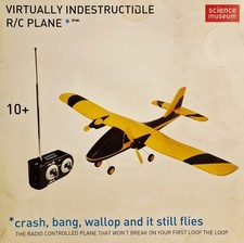 Science Museum Virtually Indestructable R/C Plane 27MHz Radio Controlled