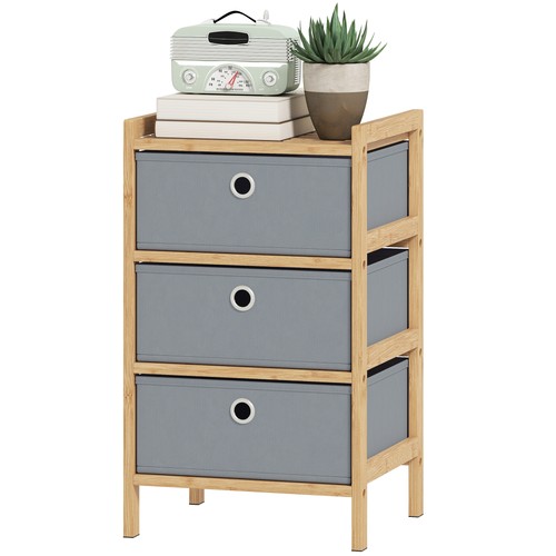 Homcom fabric chest - fabric,