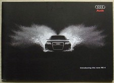 AUDI RS4 Car Sales Brochure Pricing & Specification Guide Nov 2005 EDITION 1