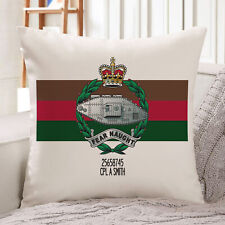 Royal Tank Regiment Cushion Cover Personalised British Veteran Army Gift MC55