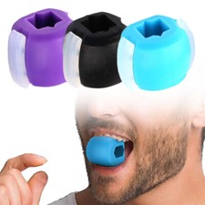 Jawline Exerciser Jaw Face Neck Trainer Toner Facial Ball Anti-Wrinkle Toning 3X