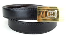 GUCCI GG Brass Buckle Waist