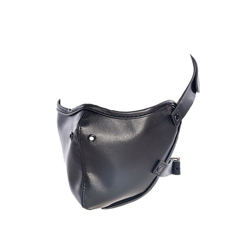 Microfiber leather hood mask - leather,