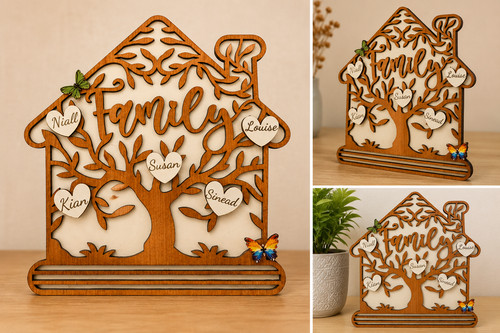 Personalised family tree house - personalised,
