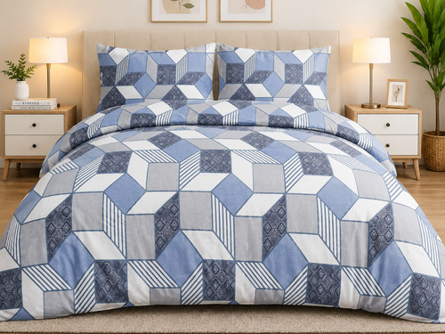 Printed duvet cover set - printed,