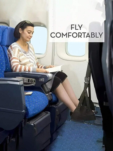 1pc portable airplane footrest - 1pc,