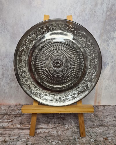 Silver colour backed and - silver,