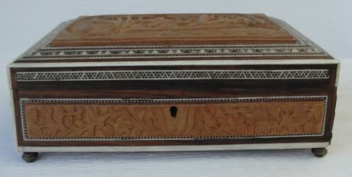 Antique vintage indian - indian, carved