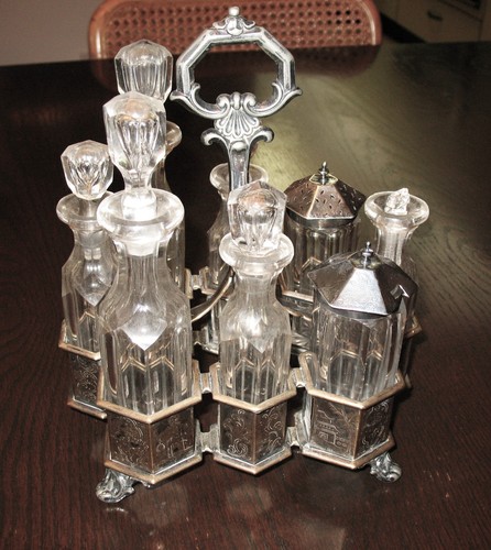 Victorian era piece cruet - 8,