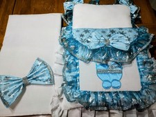 DOLLS PRAM SET, MATTRESS AND