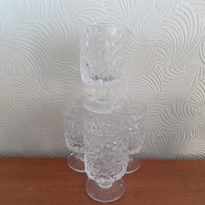 4 Whitefriars "GLACIER" Wine Glass - 11.3cms (4-1/2") Tall