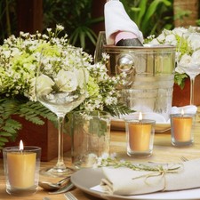 100% Beeswax Votive Candles -