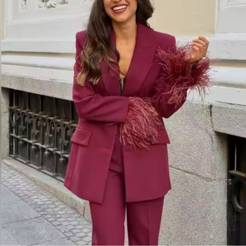Zara woman feather - zara, blazer