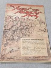 The Songs our Soldiers Sang  Songbook of WW1 Songs November 16th, 1935