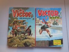 The Victor book for boys 1978 and Victor 1984 Annuals Used