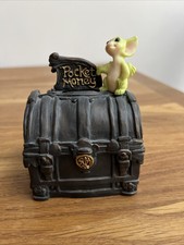 Vintage Rare - Pocket Dragons ‘pocket Money’ Money Box - 1999 Collectible World
