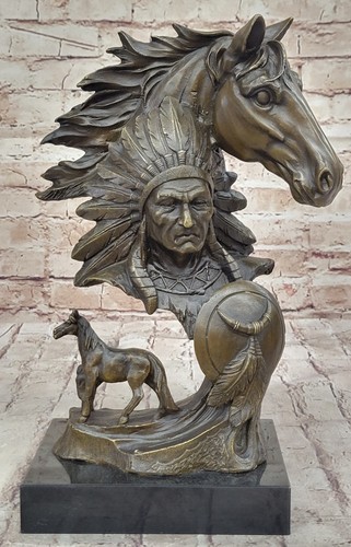 100 bronze american native - bronze,