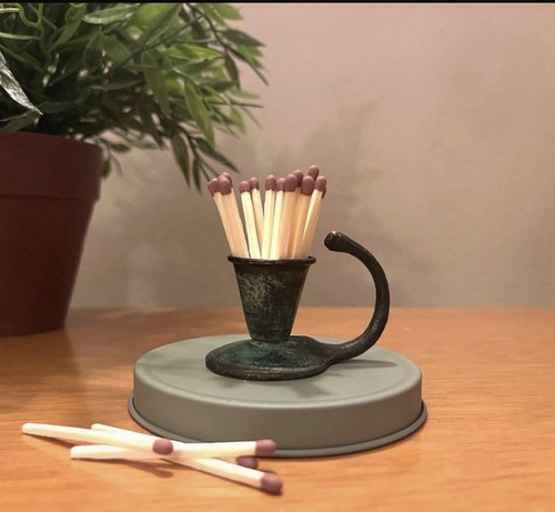 Vintage mini metal matchsticks - mini,