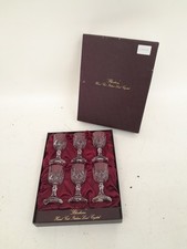 Set of 6 Vintage Blenheim Handmade Italian Crystal Brandy Glasses Boxed