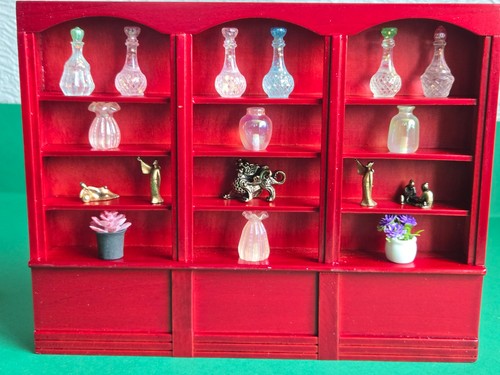 Doll house furniture - doll, mahogany