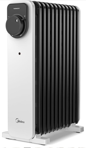 Midea oil filled heater black - midea,