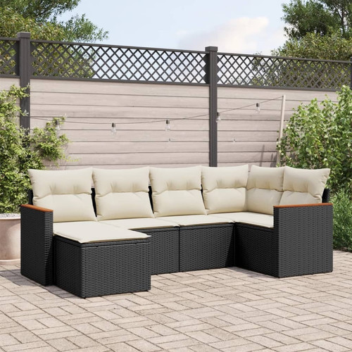 Garden sofa set black cream - garden,