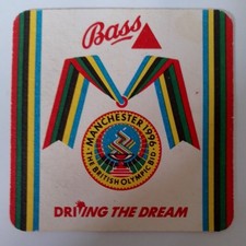 Bass Manchester 1996 British Olympic Bid Stones Bitter Vintage Beer Mat