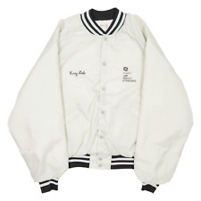 KING LOUIE Kenny Hale Mens Bomber Jacket Beige Nylon XL