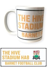 Barnet FC The Hive HA8 Street Sign Mug Cup Christmas Gift Idea Fan
