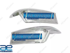 Fits For Triumph T120 T140 T150 Petrol Fuel Gas Tank Chrome Badges Pair