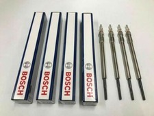 4x Bosch Glow Plugs For Saab