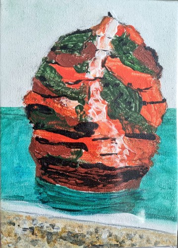 Ladram bay sea stack - ladram,