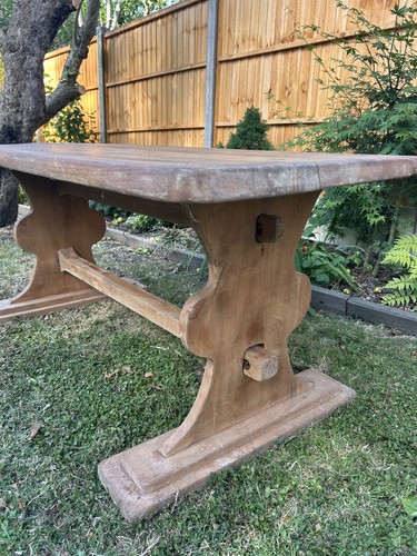 Rustic farmhouse wooden dining - farmhouse,