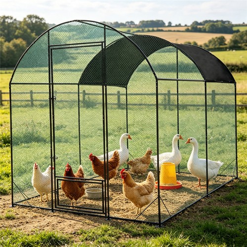 Metal chicken duck coop with - metal,
