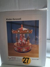 Topferei Christmas Village Carousel, plug In, Spin Musical