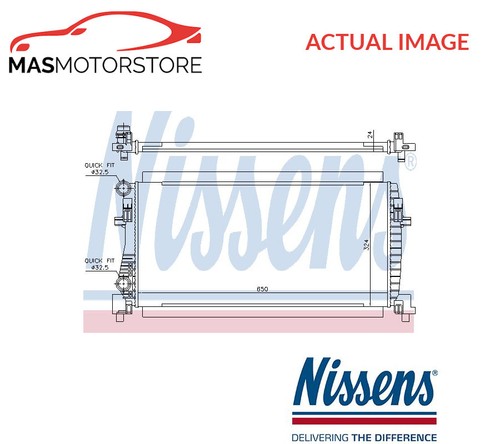 Engine cooling radiator - cooling,