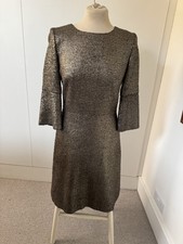 Dark gold textured fitted