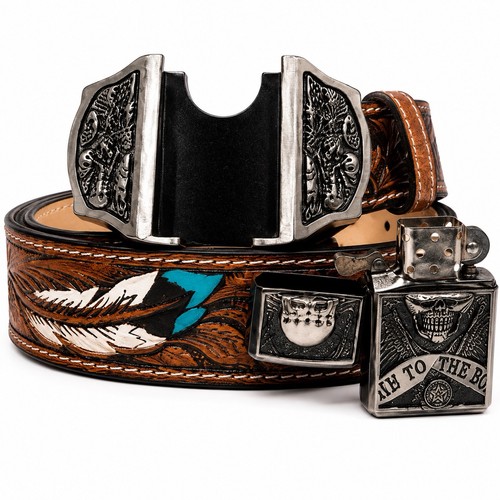 Mens western skull lighter - mens,