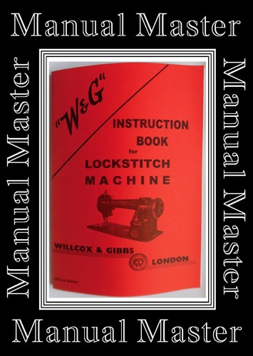 Willcox gibbs lockstitch - &,