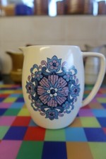 Vintage/ retro New Devon Pottery floral jug
