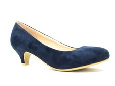 WOMENS LOW KITTEN HEEL LADIES