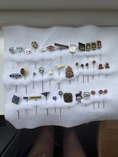 Various Vintage Tie Pins X 37 Some Duplicates