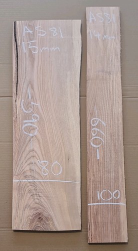 Ash hardwood offcuts - x2, offcuts.