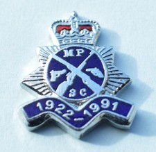 Metropolitan Police FIREARMS SHOOTING CLUB 1922-1991 Pin Badge by Jeeves (2)