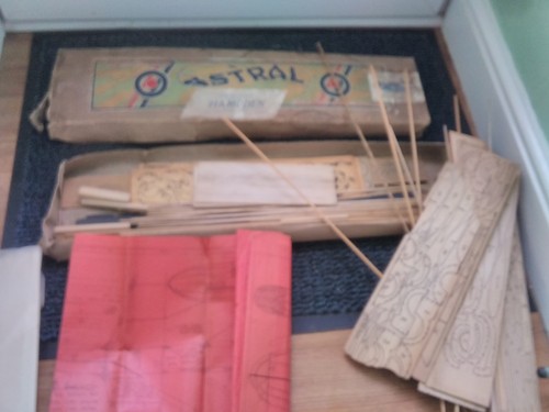 Astral hampden model - model, aeroplane