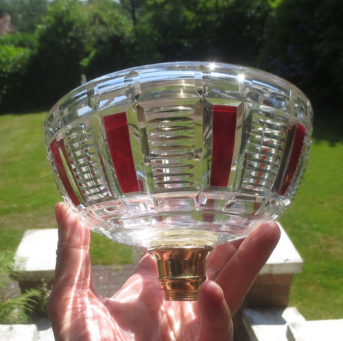 Large antique cut glass - large,